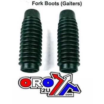 185mm FORK BOOT SET BLACK, 51611-300-000 HONDA CB 70-76, KS16-3013