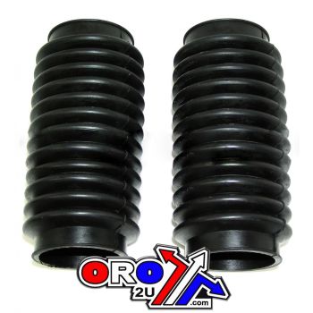 155mm FORK BOOT SET BLACK, 97-1645, TRUIMPH, BSA, KS16-3006
