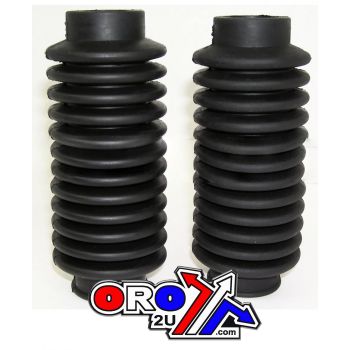 159mm FORK BOOT SET BLACK, 97-1510, TRUIMPH, BSA, KS16-3007