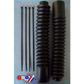340mm FORK GAITERS BLACK, MC-04202BK