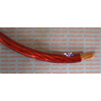 10mm RED CABLE 500mm EACH, 25mm2 / 170AMPS