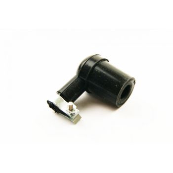 SPARK PLUG CAP SILICONE BLACK 90 ANGLED DESIGN
