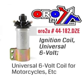 COIL IGNITION 6V UNIVERSAL DZE221, IMC0001, 556860