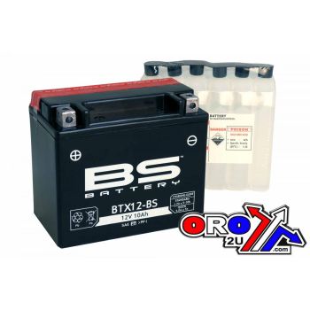 BATTERY YTX12-BS MA.FREE BS, BS Maintenance Free BTX12-BS, 300603, BS-BTX12-BS