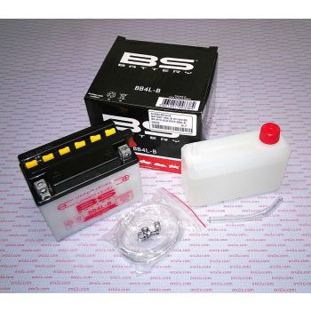 BATTERY YB7-A 12V 8Ah BS, BS WITH ACID PACK BB7-A, 310592,	BS-BB7-A