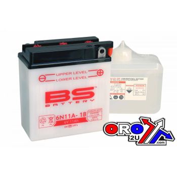 BATTERY 6N11A-1B 6V 11AH, BS WITH ACID PACK, 310501, BS-6N11A-1B