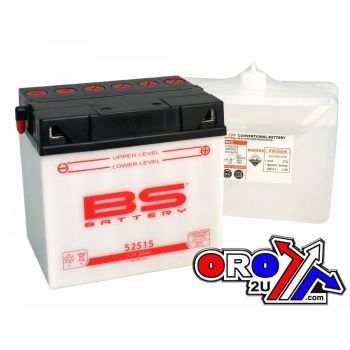BATTERY 52515 12V 25AH BS, BS WITH ACID PACK BS-52515, 310543, BS-52515
