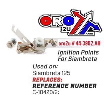CONTACT POINTS SIAMBRETA 125, IMC4001, C-10420/2