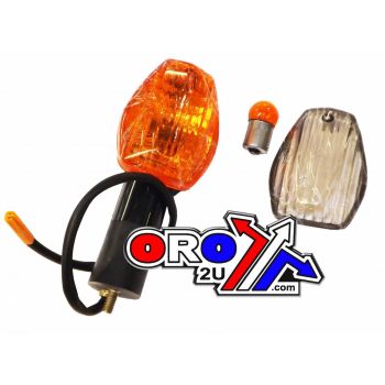 INDICATOR AMBER / CLEAR LENS 70mm HONDA CBR 02> ANF 125R 345978