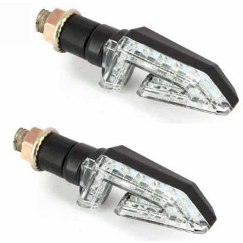 INDICATORS E8 LED CLEAR TRI, ROAD, SIFAM, PAIR