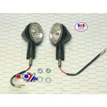 INDICATOR BLK/CLEAR LENS, K&S 25-9561 E-MARKED