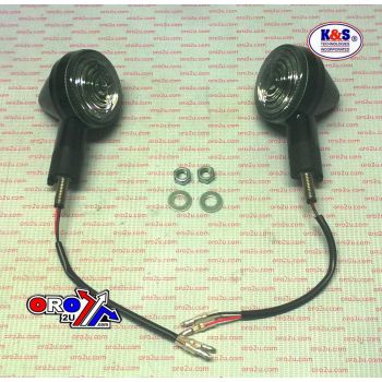 INDICATOR BLK/SMOKE LENS, K&S 25-9562 E-MARKED