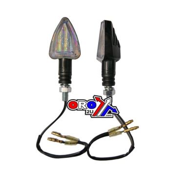 INDICATORS LED WHITE LENS PAIR 121408406