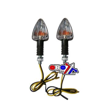 INDICATORS WHITE LENS PAIR, Bulbs 12v,23W, 121408401