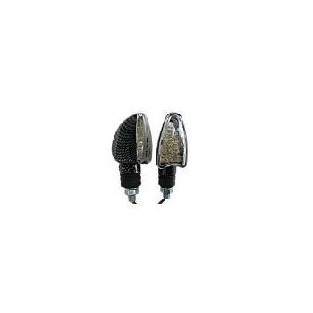 INDICATORS 22 LED WHITE LENS, CARBON LOOK CASE, 121409410