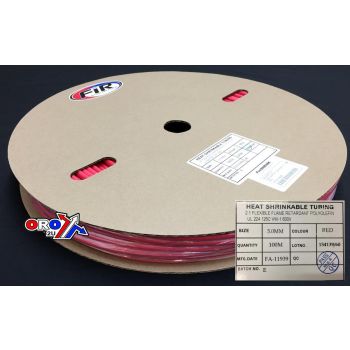 HEAT SHRINK TUBING 5mm x 100MT, RED