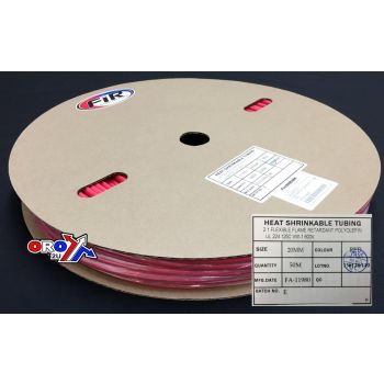 HEAT SHRINK TUBING 20mm x 50MT, RED