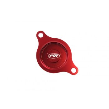 OIL FILTER COVER RED ALLOY CRF, HONDA CRF450R 2009-2016 OFC-102