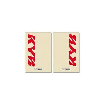 FORK DECAL SET KYB CLEAR RED, BLACKBIRD 5045K THICK DECAL, BB5045K