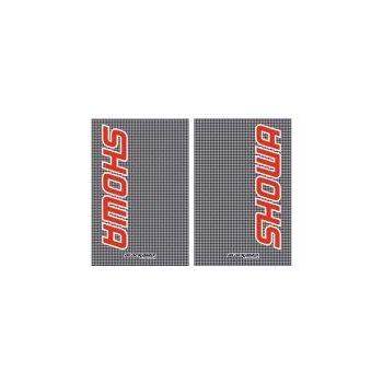 FORK DECAL SHOWA RED CARBON, BLACKBIRD 5015S, BB5015S