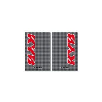 FORK DECAL KAYABA RED CARBON, BLACKBIRD 5015K STICKERS, 5015K