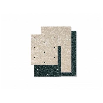 NO SLIP SHEET 47x33 PK/2 BLACK, BLACKBIRD 5072/20 WITH HOLES, BB5072/20