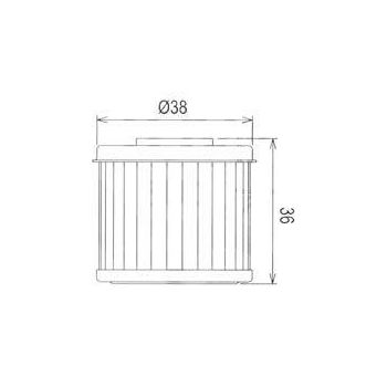 OIL FILTER HONDA CRF250 HF116 AT-07066 MF8116