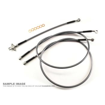 HOSE REAR BRAKE +2 SILVER / BK Y01-2-016/P 90-04 YFZ350 