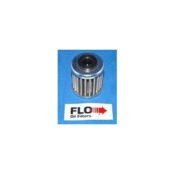 OIL FILTER FLO REUSABLE PC207, PC RACING USA STAINLESS STEEL