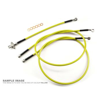 HOSE FRONT BRAKE KIT/3 YELL +2 YFM660 R RAPTOR 2001-ON 