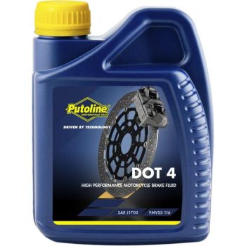 500ml DOT4 BRAKE FLUID PUTOLIN, PERFORMANCE DOT4-500, BOX = 12