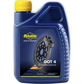 1Ltr. DOT4 BRAKE FLUID PUTOLIN, PERFORMANCE DOT4-1, BOX = 12