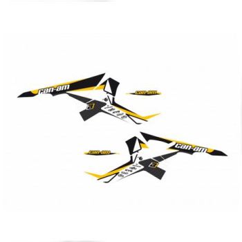 07-20 CAN AM RENEGADE, BLACKBIRD DECAL KIT 2Q17A
