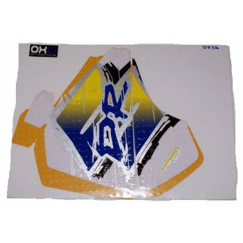 90-99 DR250/350 BLUE YELLOW, DECAL KIT, RAD AND TANK