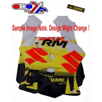 96-98 RM125 RAD TANK STICKERS, WAMC,DESIGN'S AND COLOURS MIGHT CHANGE