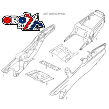SUB FRAME SUZUKI KIT GSX-R 41231-41G10 41221-01H00-YAP