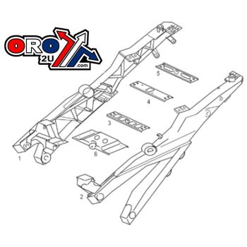 SUB FRAME SUZUKI KIT GSX-R
