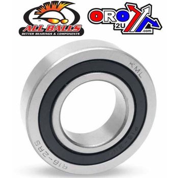 INNER PRIMARY SUPPORT BEARING, ALLBALLS R16-2RS MAINSHAFT, Sold Individually, 9061-6040