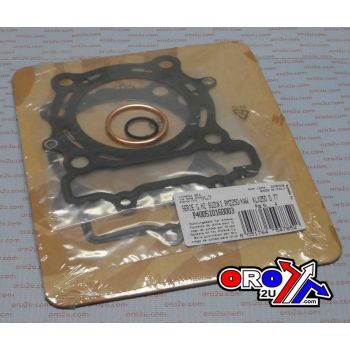TOP END GASKET SET KAW KX 250/SUZ RM 250 04-08, ATHENA P400510160003 FOR 77MM STD BORE CYL KIT