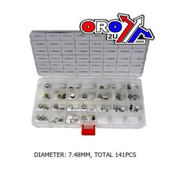 VALVE SHIM KIT 7.48mm 141pcs, PSYCHIC MX-09431