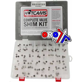 VALVE SHIM KIT 7.48mm 141pcs, HOTCAM HCSHIM01