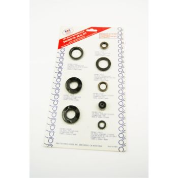 OIL SEAL SET KX 60 80 100 8PCS, K&S 51-2003 ENGINE KAWASAKI, KS51-2003