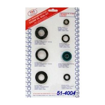 OIL SEAL SET ENGINE 93-01 YZ80, K&S 51-4004, 822113, MX-09383
