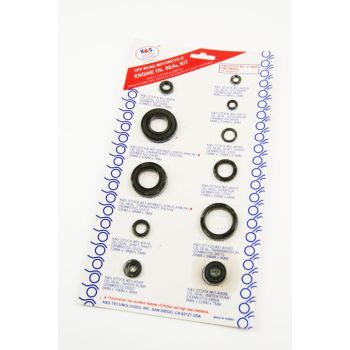 OIL SEAL SET ENGINE 05-19 YZ125, K&S 51-4008