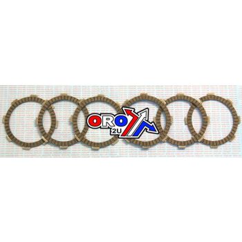 CLUTCH FRICTION PLATE SET/6 [CK1191], HONDA CRF150R 2007-2019, MC-03733C