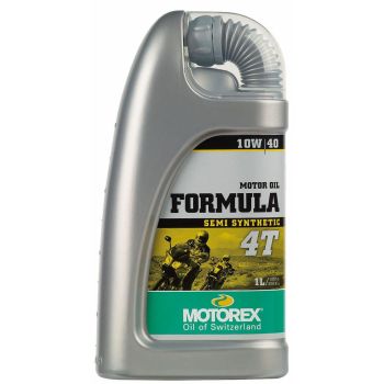 OIL MX FORMULA 4T 10/40W 1LT, MOTOREX 7300002, BOX = 10