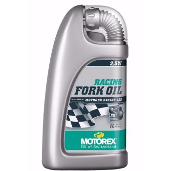 1LT FORK OIL 2.5WT, MOTOREX 7300332, BOX = 6