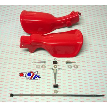 HANDGUARDS ATV HONDA RED