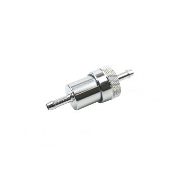 FUEL FILTER ALLOY 1/4" SILVER
