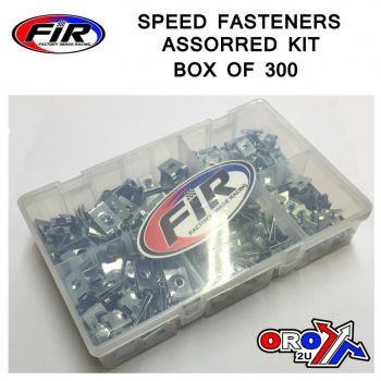 SPEED FASTENERS ASSORTED KIT, BOX OF 300, AT7